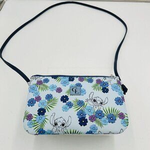 NWOT Lilo & Stitch Hibiscus Crossbody Bag Purse Removable Wallet 9.5" x 6"